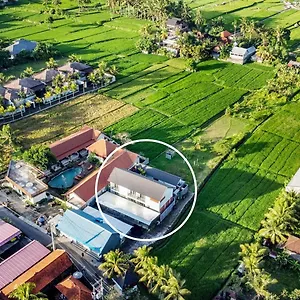 Guest house White Blue House 2 - Pvt Room, Shared Pool&kitchen Ubud (Bali)