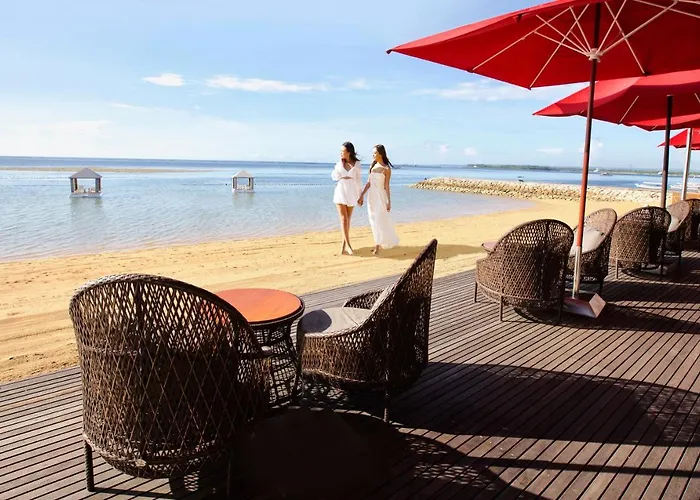 Puri Santrian Beach Resort And Spa Sanur foto