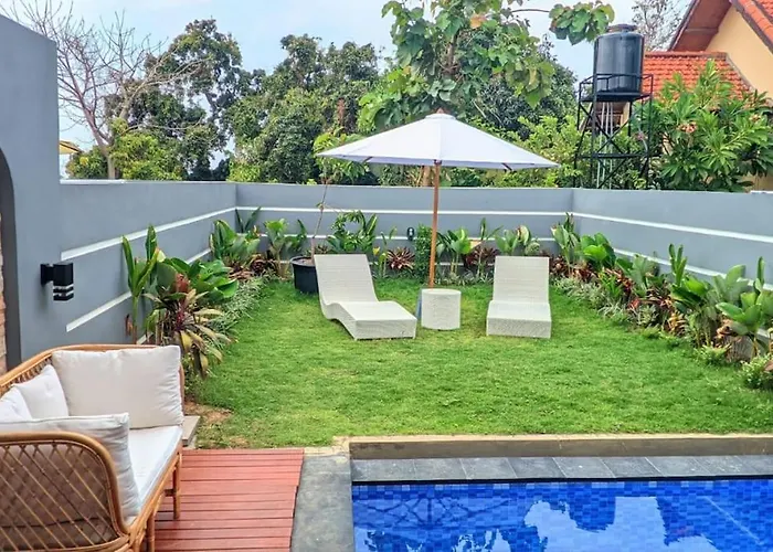 Villa Hbnr Two-Bedroom Tiny House With Private Pool In Bali Babakan Sangsit photo
