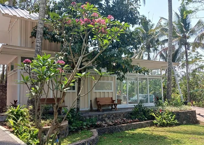 Double Decker Container Cabin At Umah Chronosphere Bali Balian photo