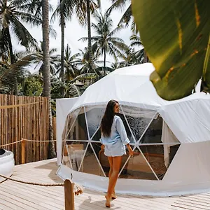 豪华帐篷 Romantic Dome With Hot Jacuzzi And Jungle View Klungkung